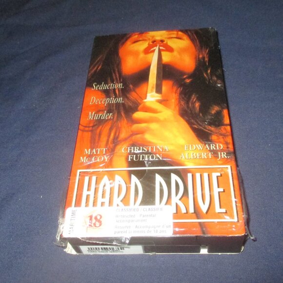 Hard Drive (VHS, 1994) Rare OOP Hot Sexy Thriller - Picture 1 of 6